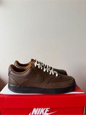 Nike Court Vision Low Cacao Brown IO8749-299 Men’s Size 9